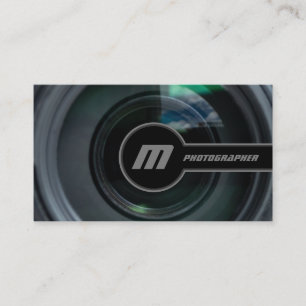 Carte De Visite Lentilles de caméra reflex pour photographes Vidéo