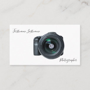 Carte De Visite Lentilles de caméra reflex pour photographes Vidéo