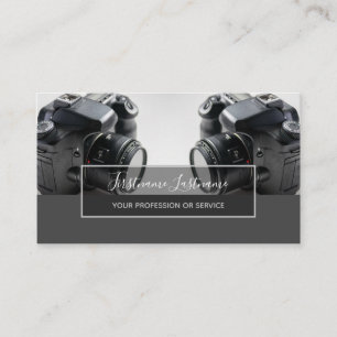 Carte De Visite Lentilles de caméra reflex pour photographes Vidéo