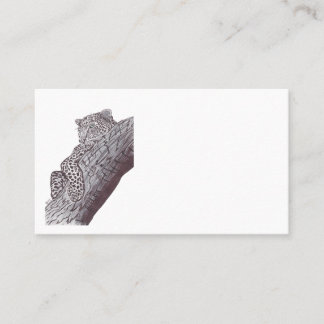 CARTE DE VISITE LEOPARD