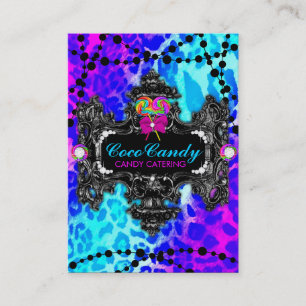 Carte De Visite Léopard du pays des merveilles de 311 sucreries