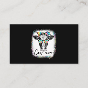 Carte De Visite Leopard Tournesol Highland Vache Bandana Pas aujou