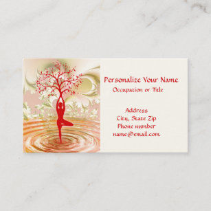 Cartes De Visite Arbre Elegant Zazzle Fr