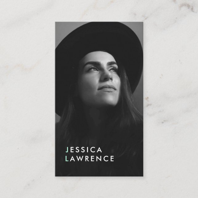 Carte De Visite Les acteurs modernes modélisent la photo photograp (Devant)