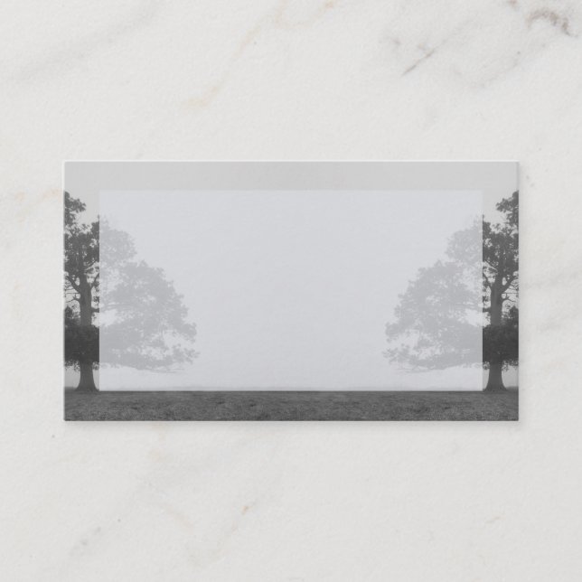 Carte De Visite Les arbres dans le brouillard (Devant)