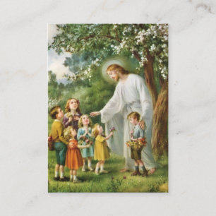 Carte De Visite Les bénédictions des parents catholiques Enfants C