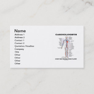 Carte De Visite Les Cardiologistes Continuent Avec Le Flux (Circul