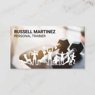 Carte De Visite Les cloches dans la salle de fitness   Exercice fi