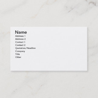 Carte De Visite Les couples beaux de porc