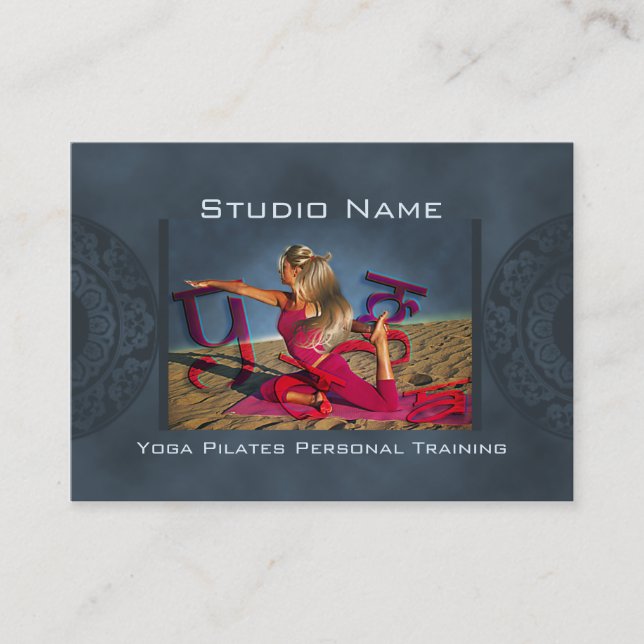 Carte De Visite Les dunes de Yoga (Devant)