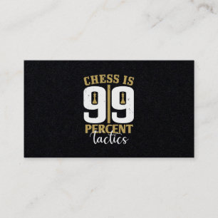 Carte De Visite Les Échecs Sont Tactiques À 99%