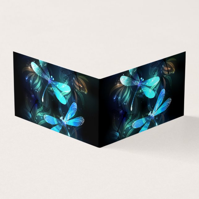 Carte De Visite Les libellules du lac (Extérieur)