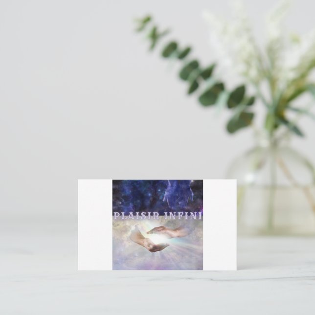 Carte De Visite Les mains de PLAISIR INFINI (Debout devant)