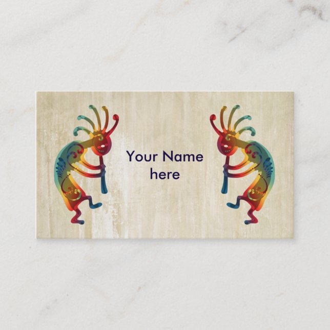 Carte De Visite Les ornements KOKOPELLI + vos idées (Devant)