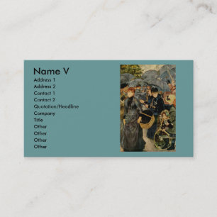 Carte De Visite Les parapluies de Pierre-Auguste Renoir (1883)