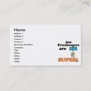 Carte De Visite les parfums d'air sont super