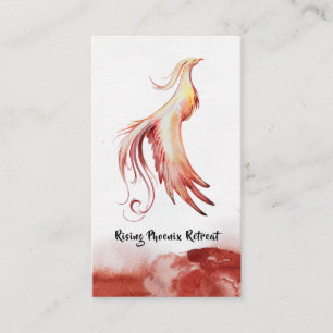 Carte De Visite *~* Les plumes de la Bourgogne rouge orangée Flamm
