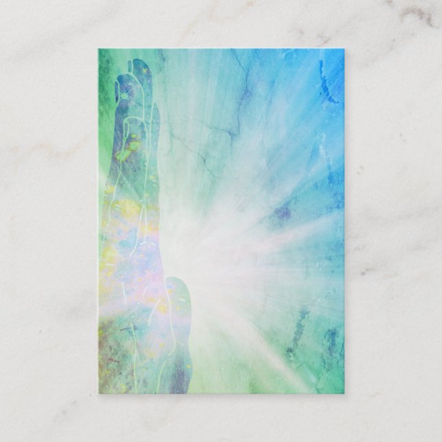 Carte De Visite Les raies curatifs de main de *~* de l'énergie (Devant)