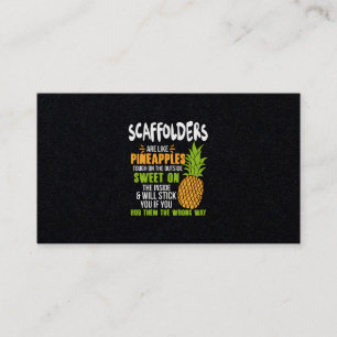 Carte De Visite Les Scaffoleurs Sont Comme Des Ananas.