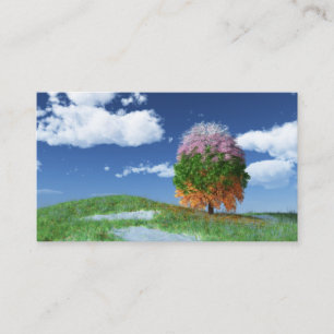 Carte De Visite Les Signets de l'arbre de saison