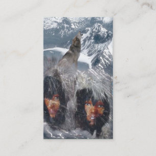 Carte De Visite L'esprit autochtone en Alaska