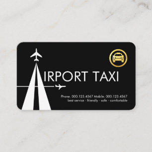 Carte De Visite Lettre A Taxi de piste d'aéroport