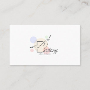 Carte De Visite Lettre Pilates B Pose Lettre monogramme B Pilate