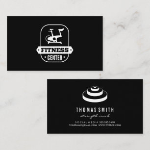 Carte De Visite Levage du poids Fitness Formateur personnel