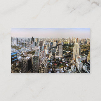 Carte De Visite l'horizon urbain de Bangkok