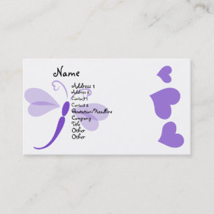 Carte De Visite Libellule Loverly