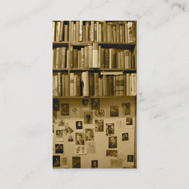 Carte de visite librairie (Devant)