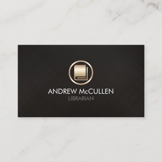 Carte De Visite Librarian Book Store (Devant)