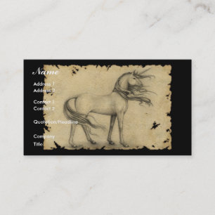 Carte De Visite Licorne
