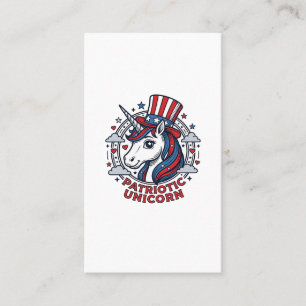 Carte De Visite Licorne Patriotique Gravure Vintage Graphique_1