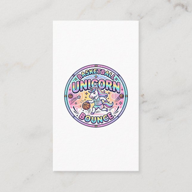 Carte De Visite Licou de Basket Licou Rebond Drôle Graphique (Devant)