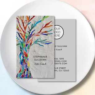Carte De Visite Life Coach Your Logo Tree Of Life