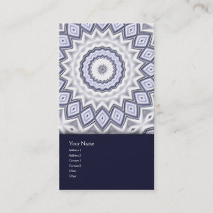 Carte de visite Light Flake Mandala