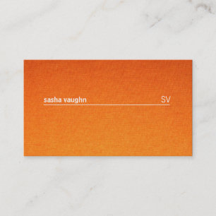 Carte De Visite Ligne blanche simple / Dégradé textile