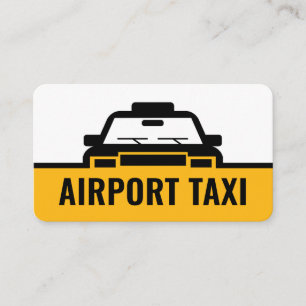 Carte De Visite Ligne de bordure de route de voiture de taxi