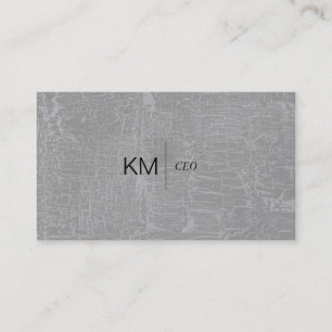 Carte De Visite Ligne de diviseur avec onglet noir / gris marbré