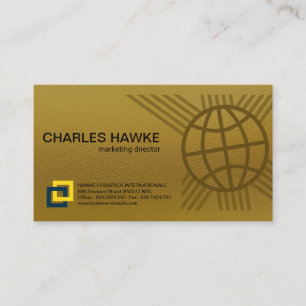 Carte De Visite Ligne globale internationale de connexion