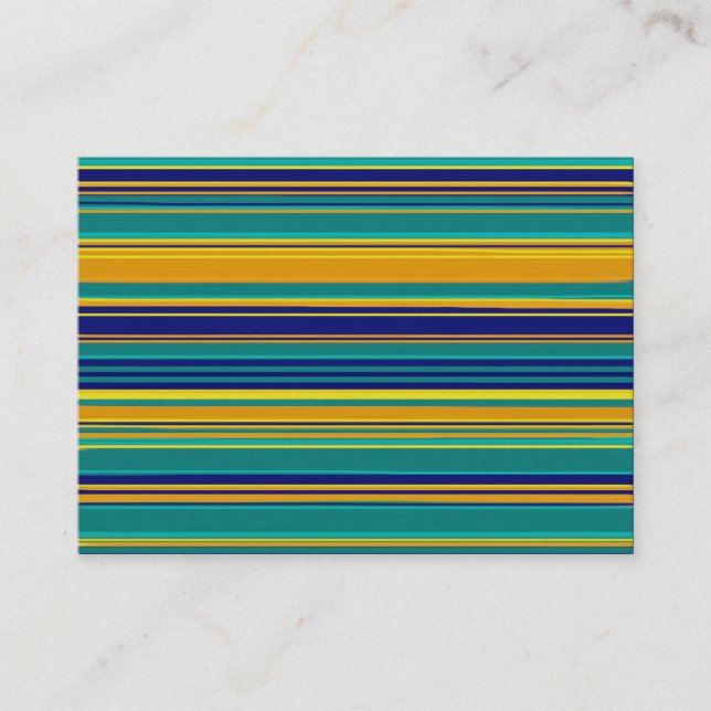 Carte De Visite Lignes colorées (Devant)