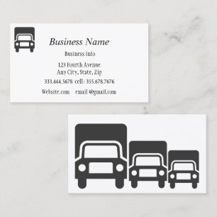 Carte De Visite Lignes de camions Transport de fret Transport