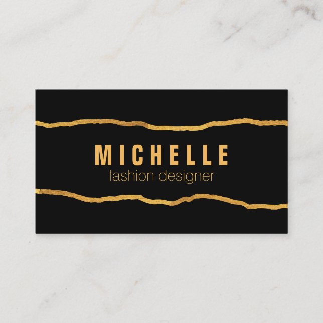 Carte De Visite Lignes flashy II (Devant)