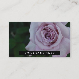 Carte De Visite Lilac Rose, fleuriste
