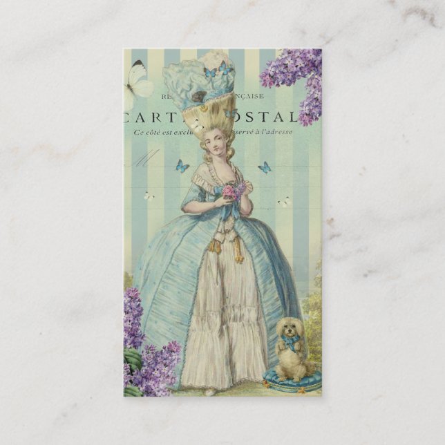 Carte De Visite Lilas au printemps (Devant)
