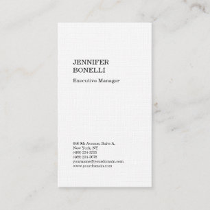 Carte De Visite Linge de luxe minimaliste moderne chic tendance