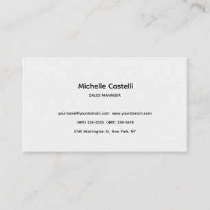 Carte De Visite Linge de luxe professionnel unique classique simpl