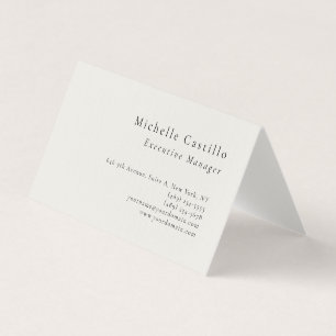 Carte De Visite Linge de qualité minimaliste moderne et simple