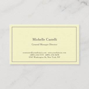 Carte De Visite Linge de qualité professionnel unique classique si